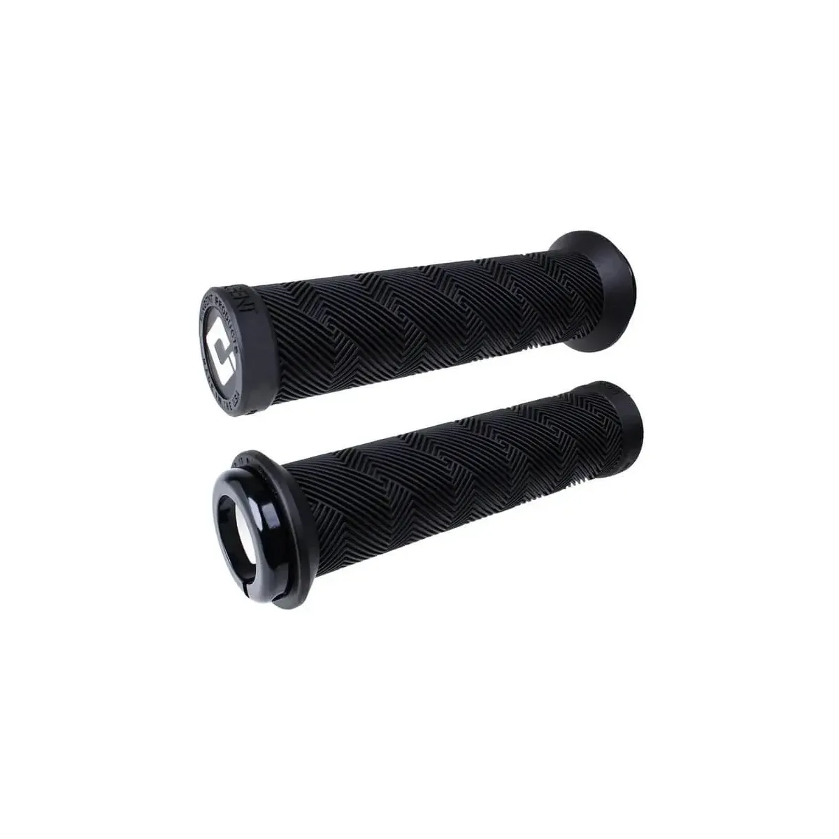 Odi Tangent Contour V2.1 Lock-On Grips Black/Black Clamps